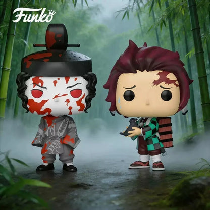 Funko Pop Demon Slayer Muzan Kibutsuji Tanjiro Kamado Premium Vinyl Figure Collectible Anime Goods Desk Decor Room Decor Gift