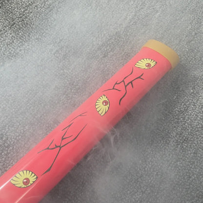 40inch Demon Slayer Kokushibo Katana LED Mist Original Lightsabre Real Katana Wood Vapor Cosplay Prop Schwert Vapour Toy Gift
