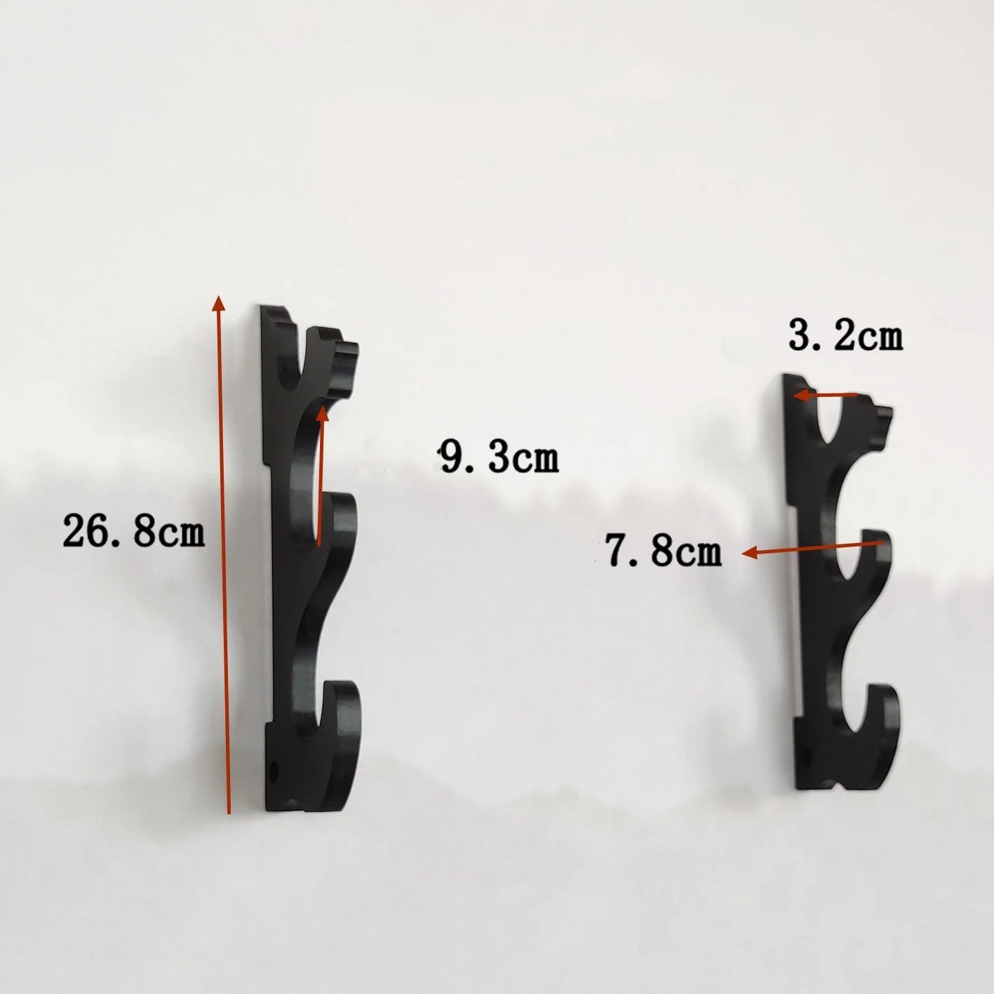 3-layers Wall Katana Shelf Support Holder Wooden Real Japanese Katana Samurai Sabre Sword Storage Rack Knife Display Organizer