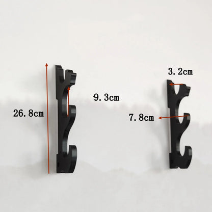 3-layers Wall Katana Shelf Support Holder Wooden Real Japanese Katana Samurai Sabre Sword Storage Rack Knife Display Organizer