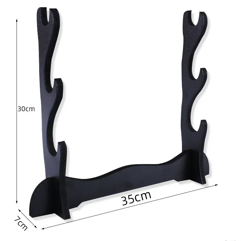 Stand Katana Storage Shelves Wooden Sword Rack Floor Sabre Holder Support Display Japanese Katana Weapon Shelf Home Organizer