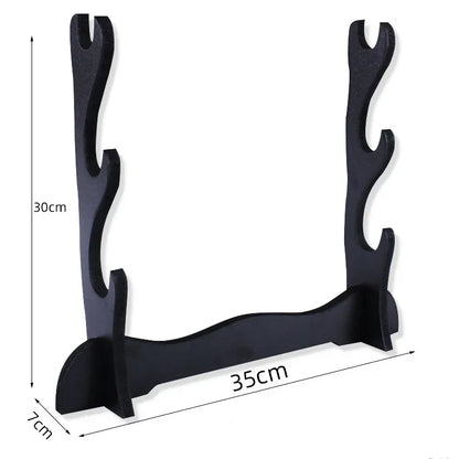 Stand Katana Storage Shelves Wooden Sword Rack Floor Sabre Holder Support Display Japanese Katana Weapon Shelf Home Organizer