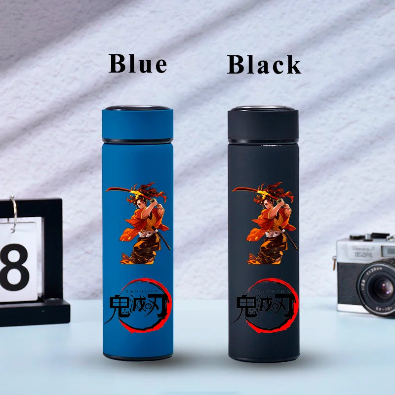 500ML Demon Slayer Anime Stainless Steel Water Cup Portable Large Capacity Outdoor Water Bottle Hot Ice Water Insulated Cup