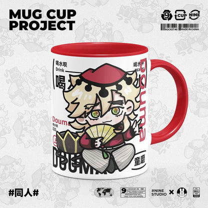 Demon Slayer Kamado Tanjirou Shinazugawa Sanemi creative cartoon ceramic mug home office afternoon tea coffee cup birthday Gifts