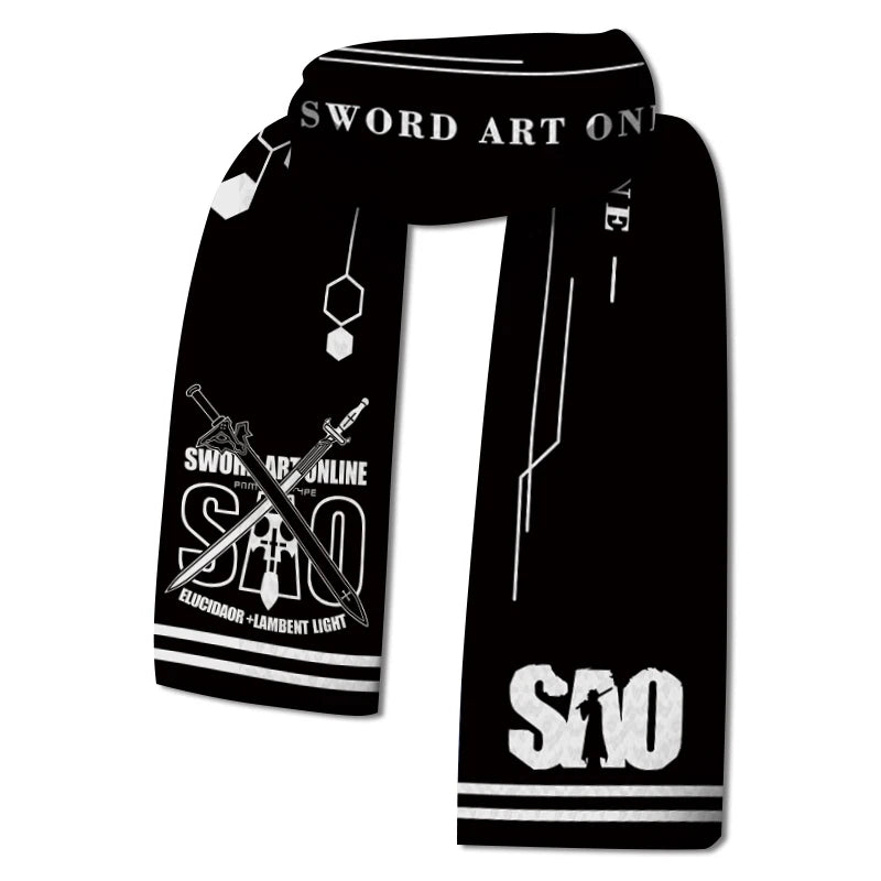 In stock Demon Slayer: Kimetsu No Yaiba Anime Scarf Kamado Tanjirouagatsuma Zenitsutomioka Giyuu Anime Winter Warm Xmas Gift