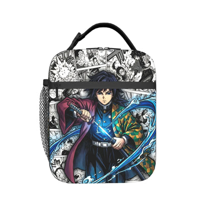 D-Demons Slayers Portable Lunch Box Multifunction Kimetsus No Yaibas Cooler Thermal Food Insulated Lunch Bag School Student