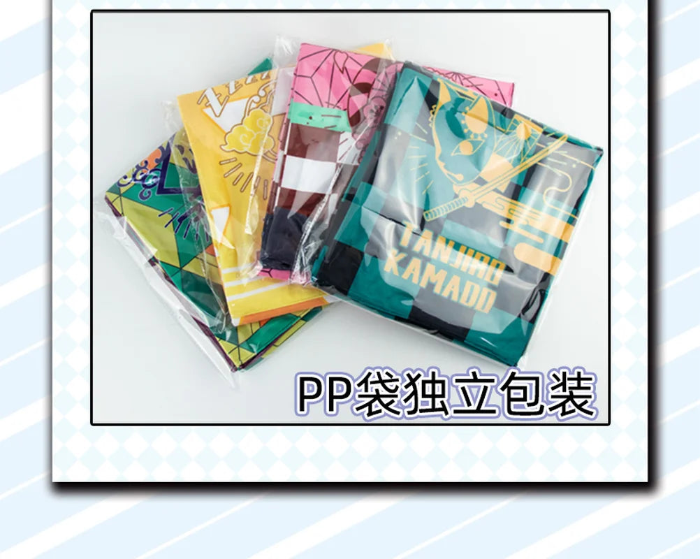 In stock Demon Slayer: Kimetsu No Yaiba Anime Scarf Kamado Tanjirouagatsuma Zenitsutomioka Giyuu Anime Winter Warm Xmas Gift