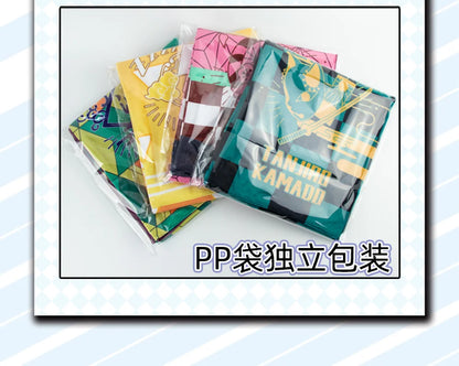 In stock Demon Slayer: Kimetsu No Yaiba Anime Scarf Kamado Tanjirouagatsuma Zenitsutomioka Giyuu Anime Winter Warm Xmas Gift