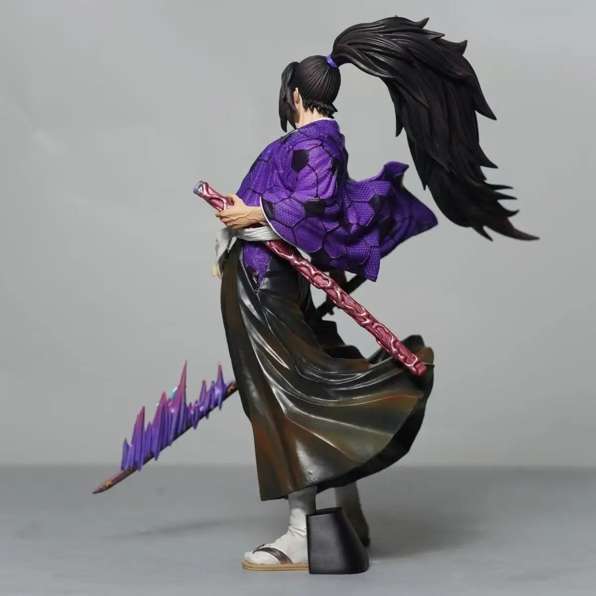 24cm/9.45inch Anime Demon Slayer Kimetsu No Yaiba Figure Kokushibo PVC Action Figures GK Statue Model Doll Toys Gifts