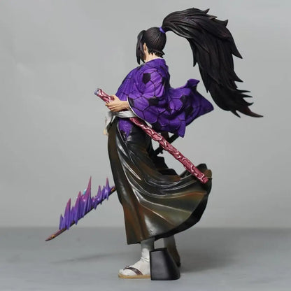 24cm/9.45inch Anime Demon Slayer Kimetsu No Yaiba Figure Kokushibo PVC Action Figures GK Statue Model Doll Toys Gifts