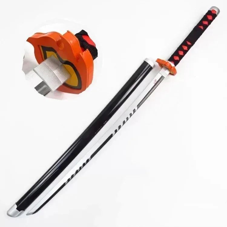104cm Demon Slayer Katana Schwert Sword Anime Cosplay Prop Ninja Knife Real Size Japanese Katana Original Samurai Sabre Gift