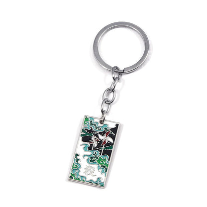 Demon Slayer Anime  Keychain Kamado Tanjiro Nezuko Hashira Ghost Slayer Corps Car Key Chain Cute  Birthday Gift For Anime Fans