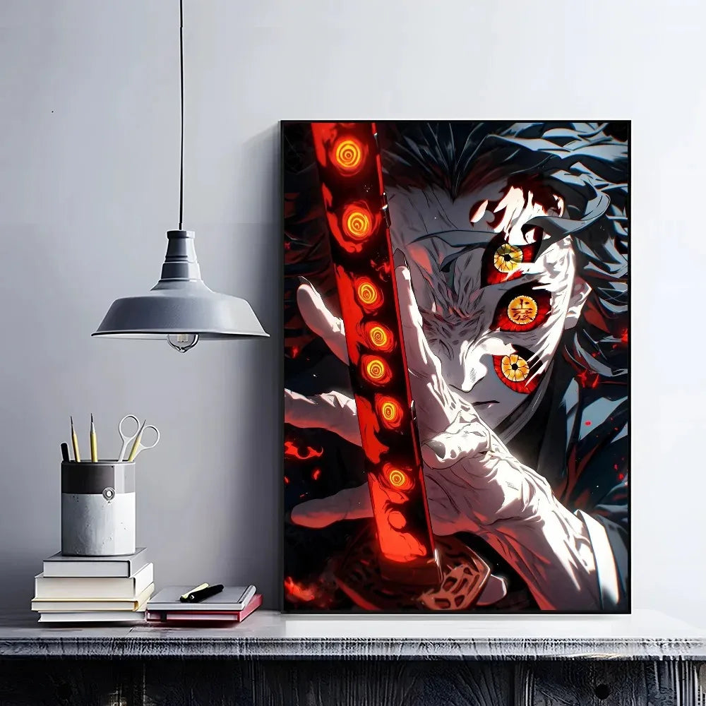 Adult Jigsaw Puzzle 500/1000 pcs Puzzle  Anime D-Demon Slayer Paper Puzzle Decorative Painting Exercise Brain Thinking