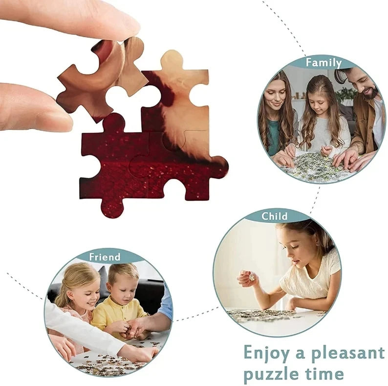 Adult Jigsaw Puzzle 500/1000 pcs Puzzle  Anime D-Demon Slayer Paper Puzzle Decorative Painting Exercise Brain Thinking