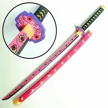 104cm Demon Slayer Katana Schwert Sword Anime Cosplay Prop Ninja Knife Real Size Japanese Katana Original Samurai Sabre Gift