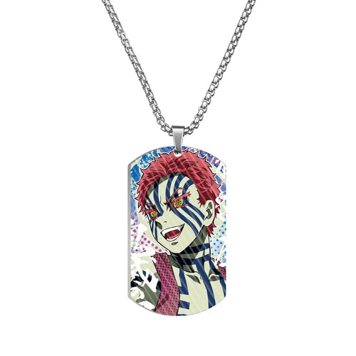 Collier plaque acier Akaza