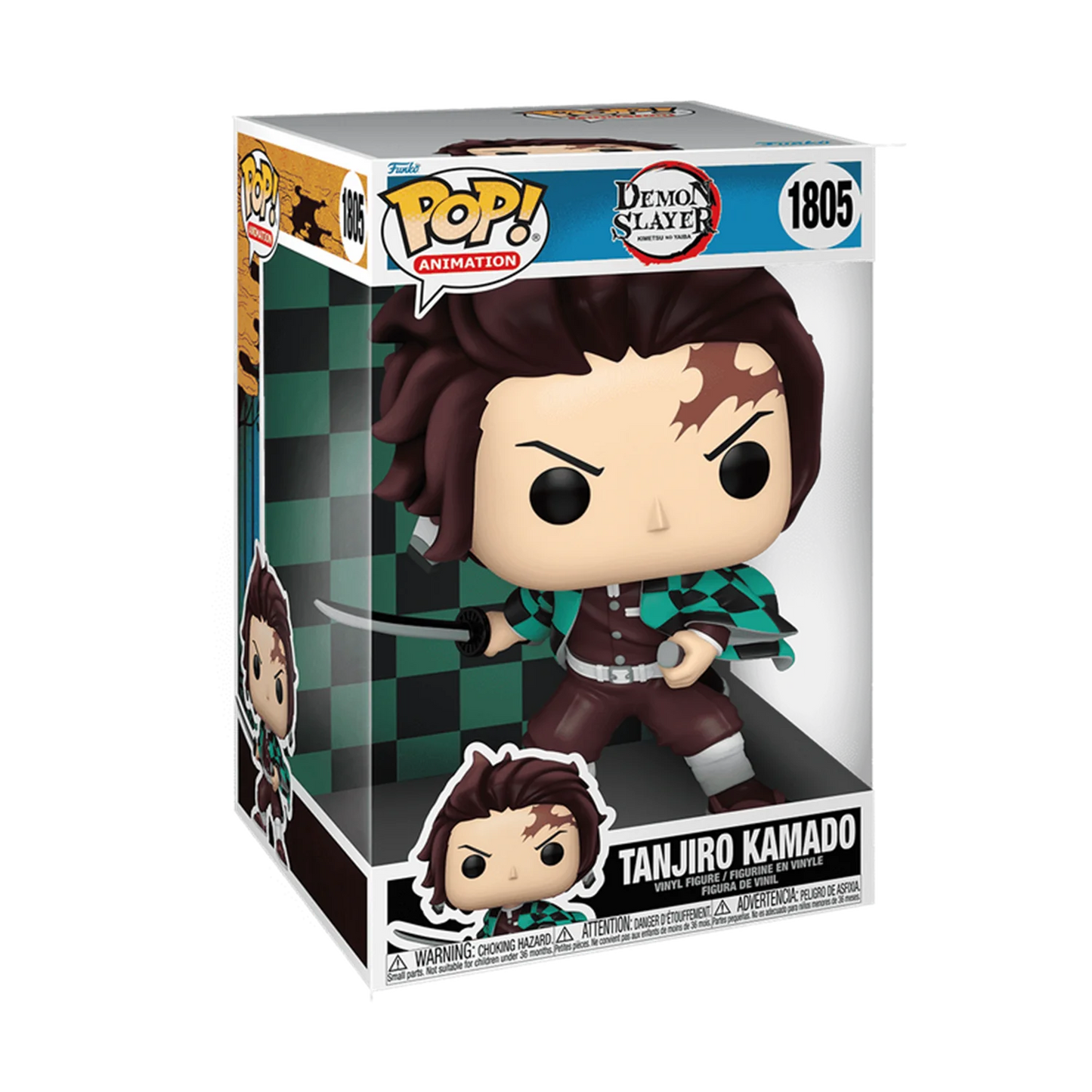 Funko Pop Genuine Demon Slayer Demon Slayer Demon Slayer Tanjiro Tongmo Nezuko Trendy Toy Figure Boy Birthday Gift ChristmasGift