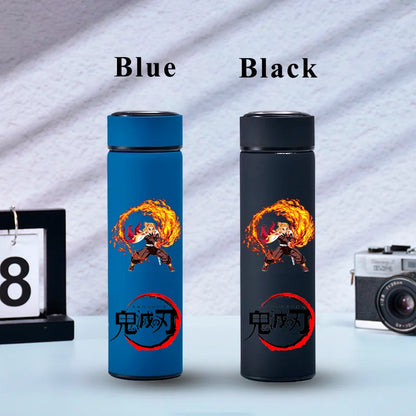 500ML Demon Slayer Anime Stainless Steel Water Cup Portable Large Capacity Outdoor Water Bottle Hot Ice Water Insulated Cup
