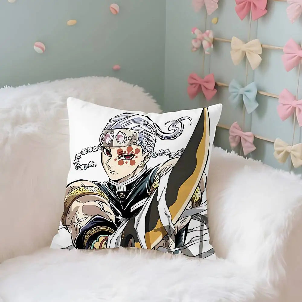 T-Tengen U-Uzuis Case Plush Fabric Soft Pillowcase Double Sided Print Cushion Cover Household Gifts