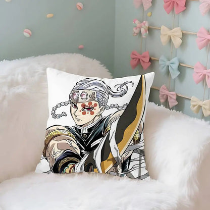 T-Tengen U-Uzuis Case Plush Fabric Soft Pillowcase Double Sided Print Cushion Cover Household Gifts