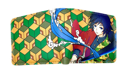 Demon Slayer: Kimetsu No Yaiba Anime Peripheral Short Wallet Zero Wallet Student Men And Women Simple Wallet