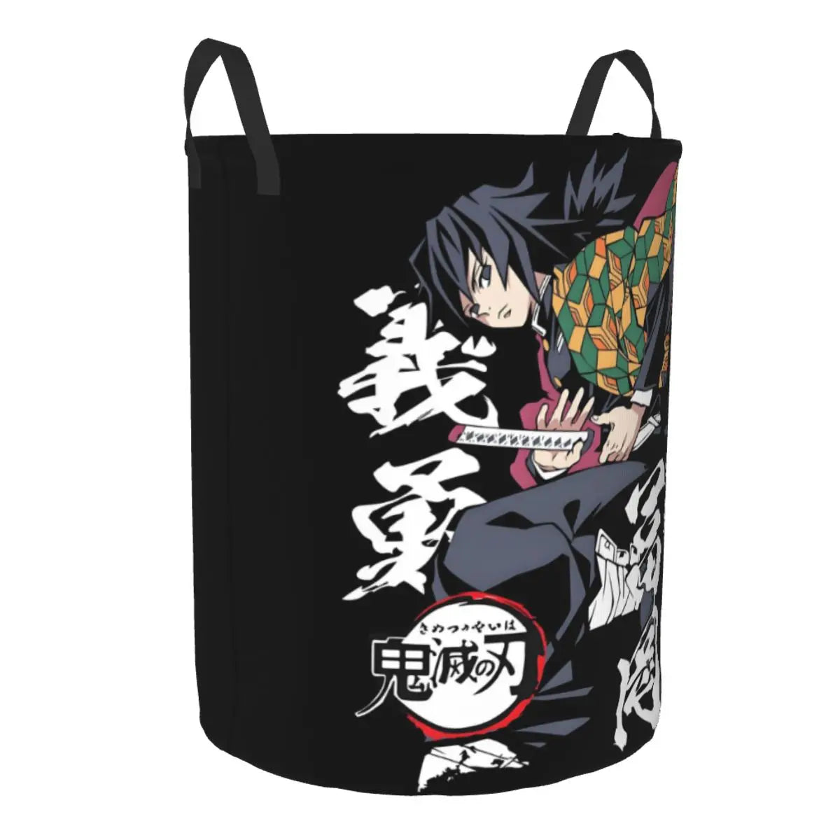 Demon Slayer Tanjiro Kamado Laundry Basket Collapsible Large Capacity Clothes Storage Bin Anime Manga 
 Laundry Hamper