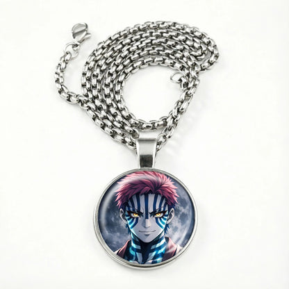 Demon Slayer Kimetsu No Yaiba Necklace Jewelry Chain Pendants Charms Fashion Sweater Decoration Anime Accessories Party Gifts