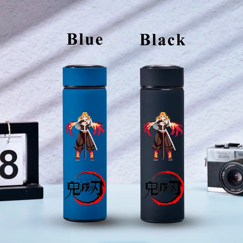 500ML Demon Slayer Anime Stainless Steel Water Cup Portable Large Capacity Outdoor Water Bottle Hot Ice Water Insulated Cup
