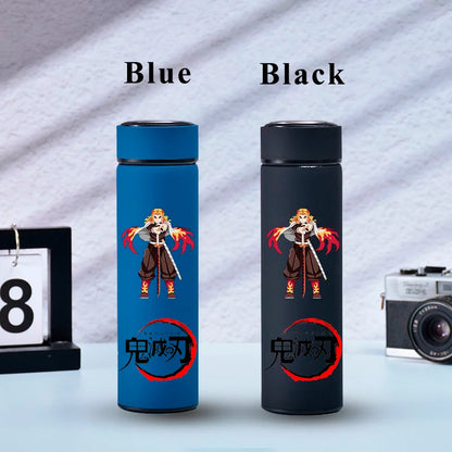 500ML Demon Slayer Anime Stainless Steel Water Cup Portable Large Capacity Outdoor Water Bottle Hot Ice Water Insulated Cup