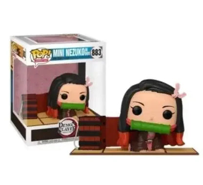 2026 Funko POP Demon Slayer Tanjiro 1304 Kanroji 1306 Rui 1307 Sanemi 1253 Nezuko 1254 Obanai 1395 Action Figures Model Toy Gift