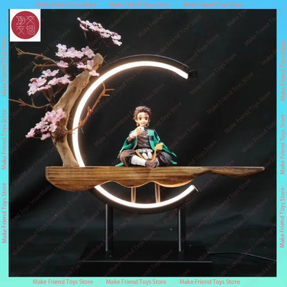 Plug In Demon Slayer Nezuko Kamado Led Night Light Anime Figure Multicolor Touch Remote Gaming Pc Case Lamp Gift Anime Demon Led