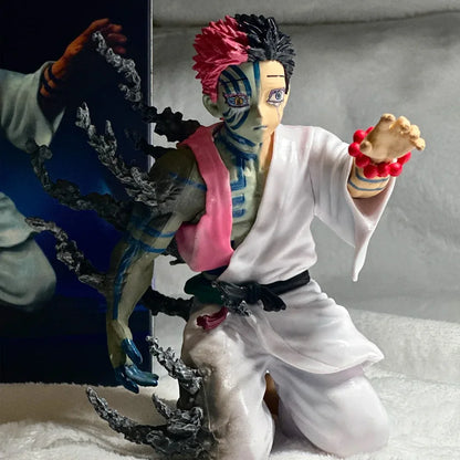 Collectible Peripheral:Twelve Kizuki Upper Moon Three Akaza Kneeling Pose Figure | Final Confession Ver. | Desktop