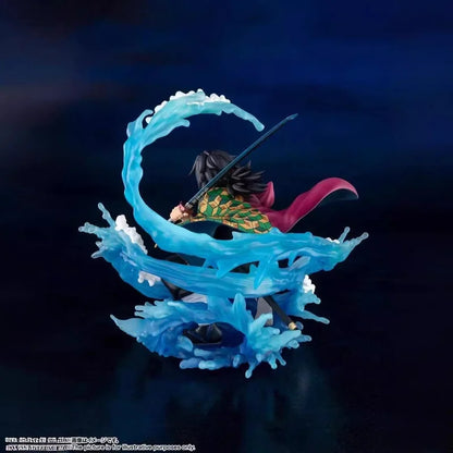 17cm Demonslayer Tomioka Giyuu Pvc Anime Action Figurines Model Desktop Ornament Decor Figurine Statue Collect Birthday Gifts
