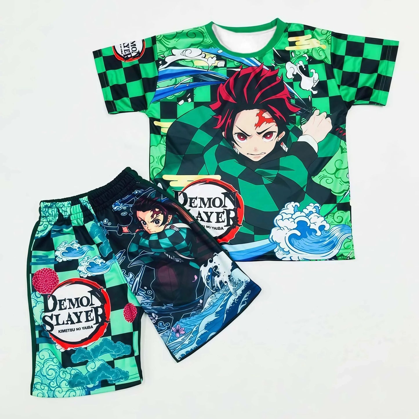 Demon Slayer Multi-character, Multi-style 3D Printed Pajamas and Loungewear for Kids and Adults, Family Outing Eye-catching