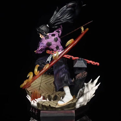 26cm Demon Slayer GK Kokushibo Anime Figure Kimetsu No Yaiba Figurine Dolls Collectible Model Decor Toys New Year Gift Children