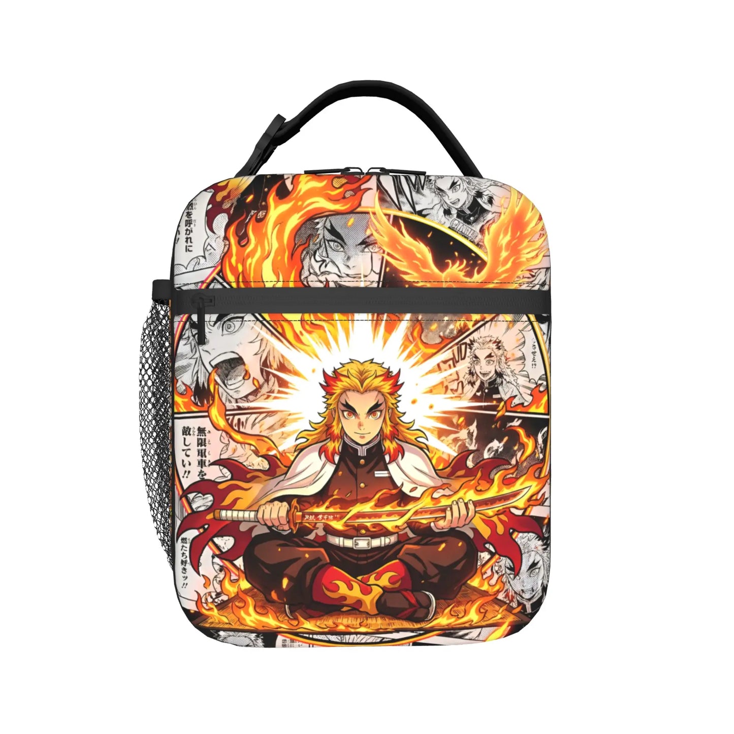 D-Demons Slayers Portable Lunch Box Multifunction Kimetsus No Yaibas Cooler Thermal Food Insulated Lunch Bag School Student