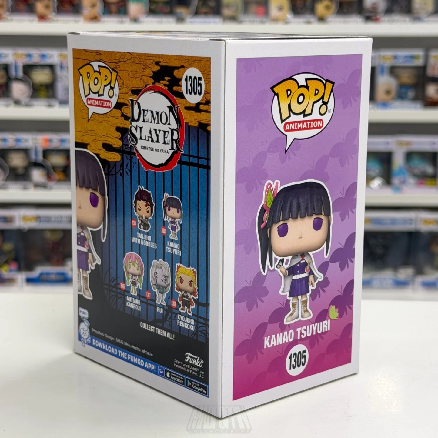 Demon Slayer Kanao Tsuyuri Vinyl Figure Funko Pop 1305 Officially Licensed Collectible Limited Edition Decor Gift for Fans