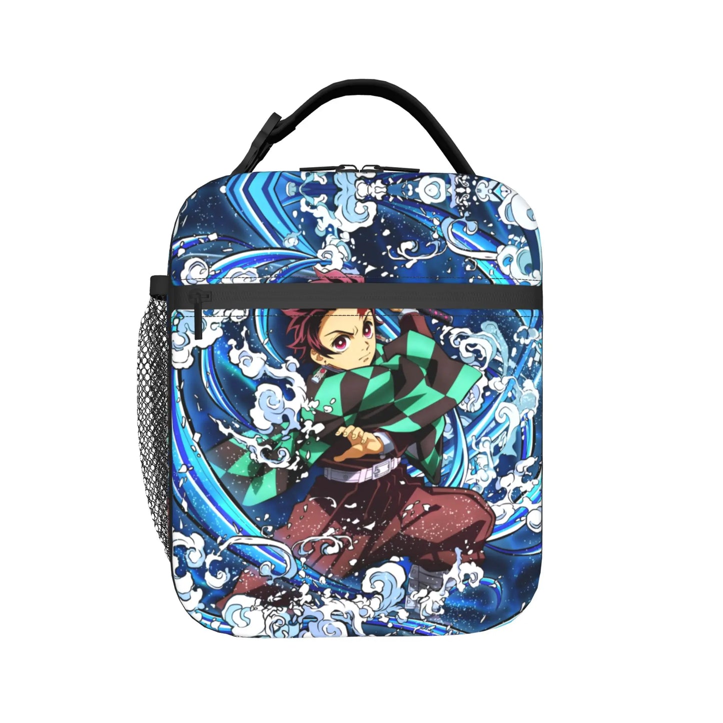 D-Demons Slayers Portable Lunch Box Multifunction Kimetsus No Yaibas Cooler Thermal Food Insulated Lunch Bag School Student