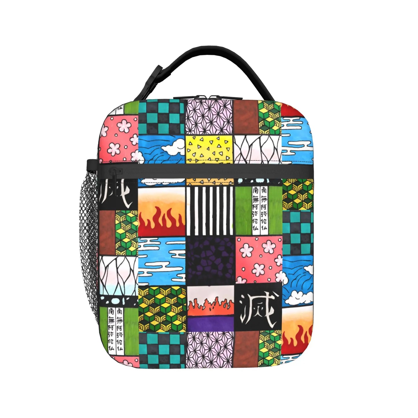 D-Demons Slayers Portable Lunch Box Multifunction Kimetsus No Yaibas Cooler Thermal Food Insulated Lunch Bag School Student