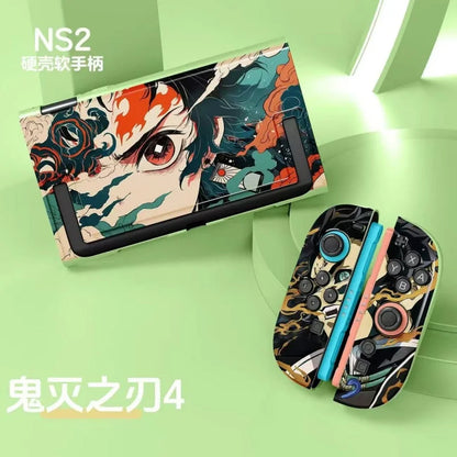 Demon Slayer For Switch2 Protective Case Anime Akaza Kamado Nezuko Kochou Shinobu Anti Fall All ProtectiveInclusive Hard Shell