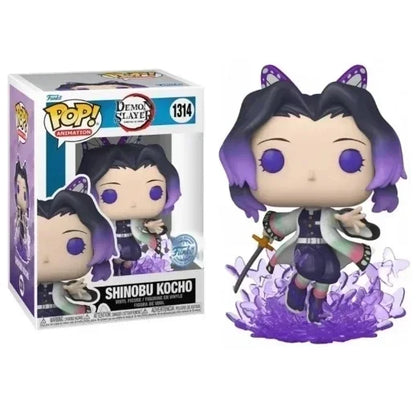 New Funko Pop! Demon Slayer MITSURI KANROJI 1306# OBANAI 1395# RUI 1307# Nezuko 1264# SANEMI 1253 Tanjiro 1304 KYOJURO 1308 Toy