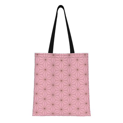 1PC Nezuko Cloths Canvas Tote Bag Demon Slayer Anime Canvas Tote Bag Perfect for Shopping Grocery Travel & Outdoor
