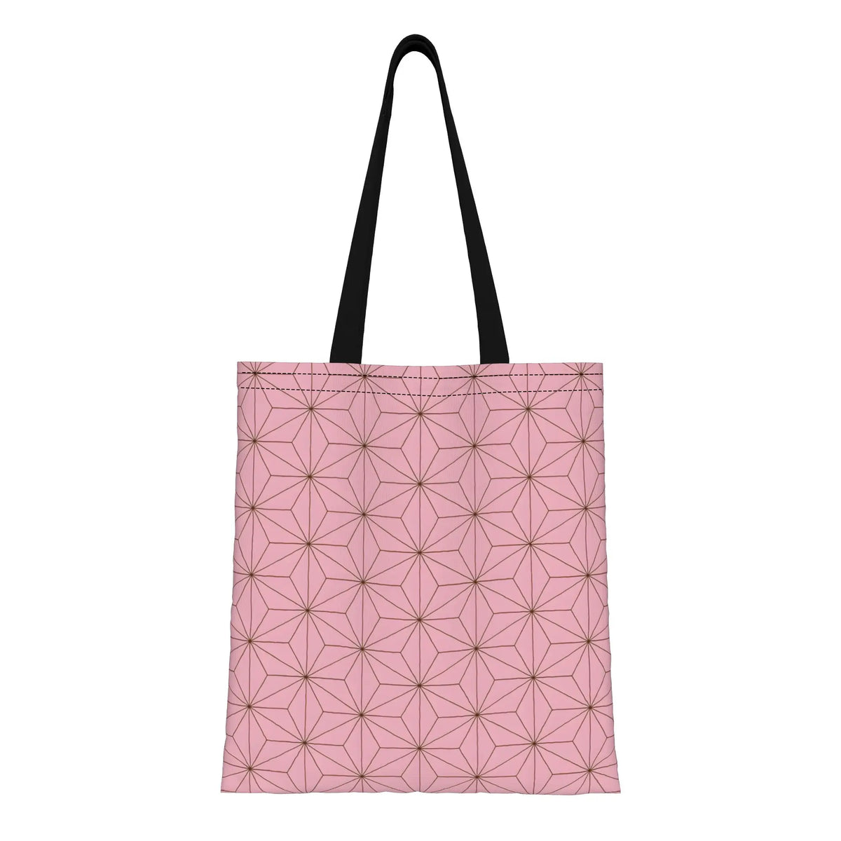 Tote bag motif rose répété
