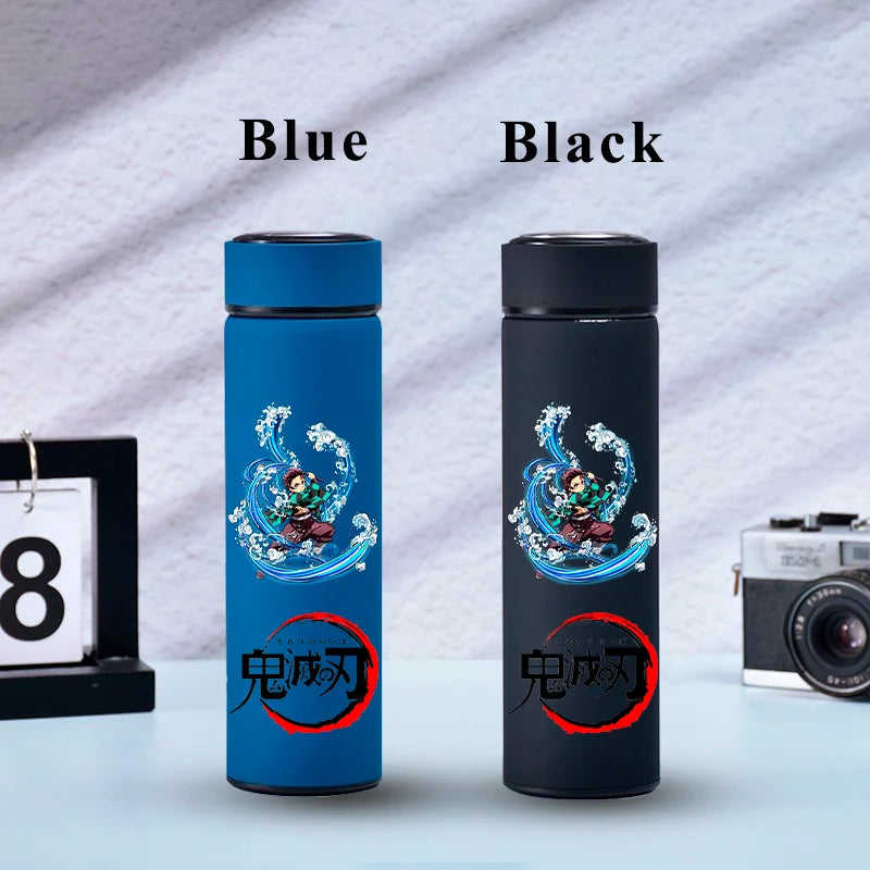 500ML Demon Slayer Anime Stainless Steel Water Cup Portable Large Capacity Outdoor Water Bottle Hot Ice Water Insulated Cup