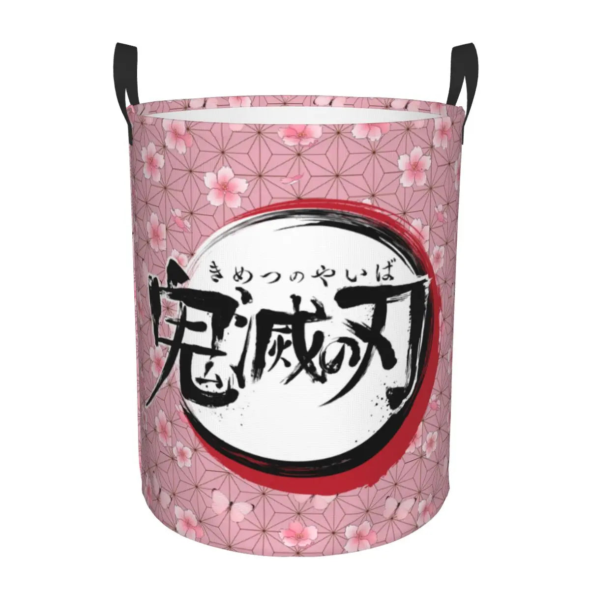 Custom Demon Slayers Anime Laundry Basket Collapsible Kimetsu No Yaiba Toy Clothes Hamper Storage Bin for