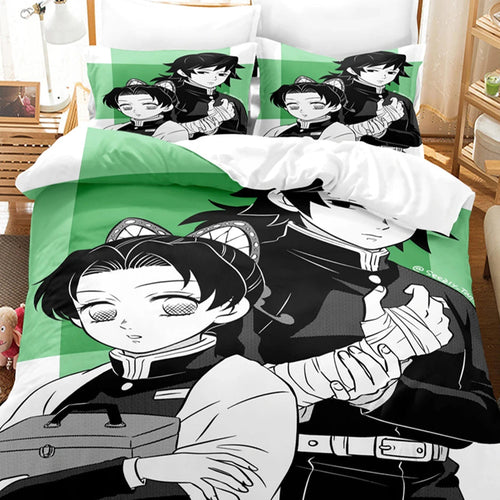 Parure Shinobu et Giyu vert
