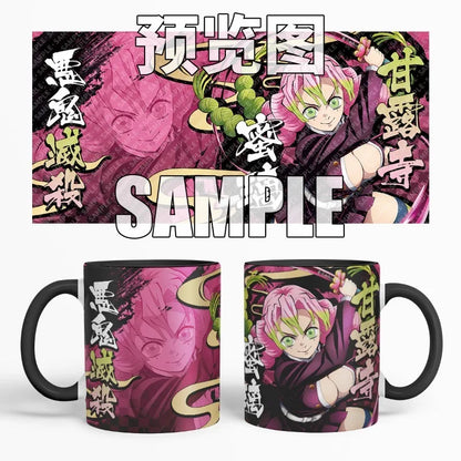 Anime Peripheral Demon Slayer Ceramic Mug Tanjirou Zenitsu Giyuu Shinobu Kimetsu No Yaiba Coffee Cup Milk Mugs Student Gifts