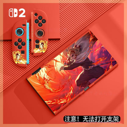 Anime Demon Slayer Tanjiro For Switch2 Protective Case Demon Slayer Anti Fall All Inclusive Hard Shell Switch 2 Decoration Gifts
