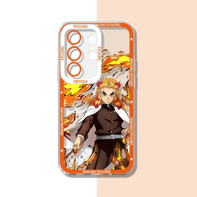 Demon Slayer Tanjiro Phone Case for Samsung Galaxy S26 Ultra S25 Edge S24 S23 S22 S21 FE Plus A57 A37 5G A07 A17 4G Back Cover