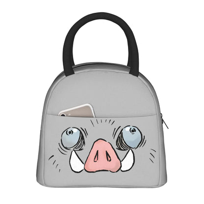 Muichiro Tokito Insulated Lunch Bags High Capacity Demons Anime Lunch Container Thermal Bag Tote Lunch Box Food Handbags